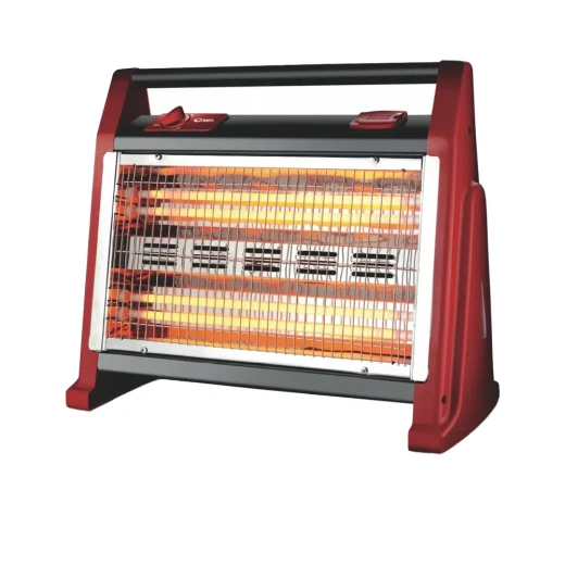 CONTI Ceramic Electric Heater Red Color 1600W with Adjustable Thermostat CONTI Ceramic Electric Heater Red Color 1600W with Adjustable Thermostat