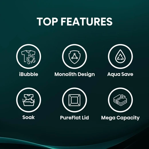 Hisense Top Load Washing Machine 11 kg Black with iBubble Technology and Soft Closing Lid for Efficient Laundry - HISENSE - Image 6
