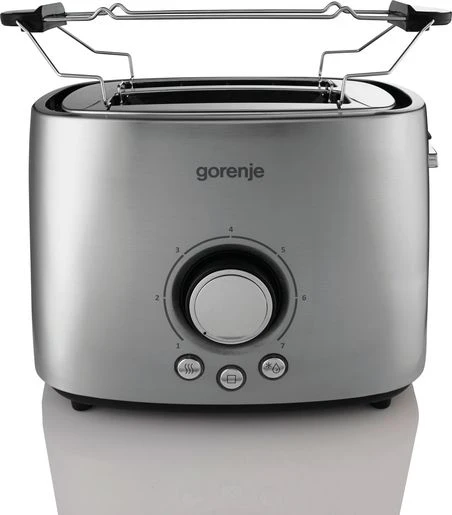 محمصة خبز جورينيه Gorenje بقدرة 1000 واط – تصميم من الستانلس ستيل مع وظائف إذابة التجميد وإعادة التسخين، مثالية لتحميص الخبز بسرعة وكفاءة للاستخدام اليومي في المطبخ - جورينيه - Image 11