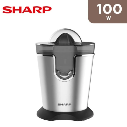 Sharp EJ-P41-S3 Citrus Juicer 100W Stainless Steel Silver Powerful Electric Juicing Machine for Oranges Lemons and Grapefruits Easy to Clean 1.2 Liter Capacity Sharp EJ-P41-S3 Citrus Juicer 100W Stainless Steel Silver Powerful Electric Juicing Machine for Oranges Lemons and Grapefruits Easy to Clean 1.2 Liter Capacity