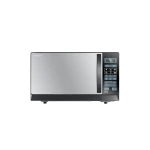 Sharp 25 Litre Black Microwave Oven with Grill Function, Featuring Multiple Power Levels and Pre-set Cooking Programs for Easy Meal Preparation and Quick Reheating of Food Items - SHARP