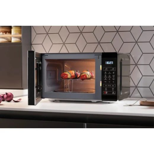 Sharp 25 Litre Black Microwave Oven with Grill Function, Featuring Multiple Power Levels and Pre-set Cooking Programs for Easy Meal Preparation and Quick Reheating of Food Items - SHARP - Image 3
