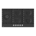 Gorenje 90cm Black Gas Cooktop with Five Burners Enhance Your Kitchen with This Efficient Cooking Appliance Experience effortless culinary creations with its powerful burners and sleek design Perfect for any home cook - Gorenje