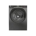 Hoover Front Load Washing Machine – 10 kg Capacity – 1600 RPM Spin Speed ​​– Dark Silver Color – Model H6WPB610MBCR8-80 – Smart and practical design for efficient washing and fabric protection with advanced smart functions - HOOVER