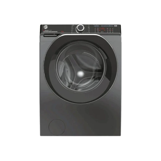 Hoover Front Load Washing Machine – 10 kg Capacity – 1600 RPM Spin Speed – Dark Silver Color – Model H6WPB610MBCR8-80 – Smart and practical design for efficient washing and fabric protection with advanced smart functions Hoover Front Load Washing Machine – 10 kg Capacity – 1600 RPM Spin Speed – Dark Silver Color – Model H6WPB610MBCR8-80 – Smart and practical design for efficient washing and fabric protection with advanced smart functions