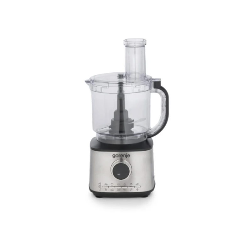 Gorenje Food Processor SBR1500E Multi-Functional Kitchen Machine with 2L Bowl and 700ml Smoothie Jug, Automatic Programs for Mixing, Kneading, Chopping, Juicing Fruits & Vegetables for Home Cooking - Gorenje