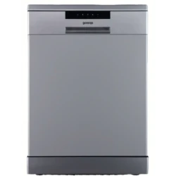 غسالة صحون غورينيه 14 مكان، 3 ذراعي رش، 6 برامج، 1900 وات، فضي GS643E10SME – موفرة للطاقة، سعة كبيرة، تشغيل هادئ، تصميم حديث، سهلة الاستخدام