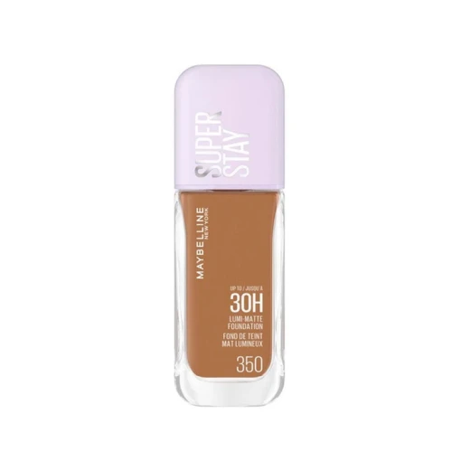 MAYBELLINE New York, Super Stay Lumi-Matte Liquid Foundation, 30hr Longwear formula, Light as Air, Waterproof, Sweatproof, Luminous Matte Finish - 350 MAYBELLINE New York, Super Stay Lumi-Matte Liquid Foundation, 30hr Longwear formula, Light as Air, Waterproof, Sweatproof, Luminous Matte Finish - 350