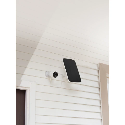 EZVIZ CS-CMT Solar Charging Panel for Wi-Fi Cameras – Energy-Saving Solution with 4 Meter Cable, Durable Black Design, Continuous Power Supply for Outdoor Cameras with Reduced Manual Charging Needs - Ezviz - Image 3