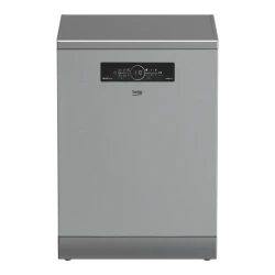 Beko Free-Standing Dishwasher BDFN26560XP – Full Size 15 Place Settings, 15 Wash Programs, A+++ Energy Efficiency, Modern Design, Water and Energy Saving, Easy and Thorough Cleaning, Ideal for Large and Small Kitchens