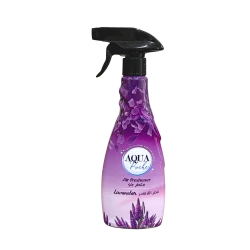 Aquarosh Lavender Multi-Purpose Air Freshener 450 ml – Refreshing spray with long-lasting calming lavender fragrance, ideal for home, fabrics, and surfaces, delivering a clean and pleasant atmosphere throughout your space