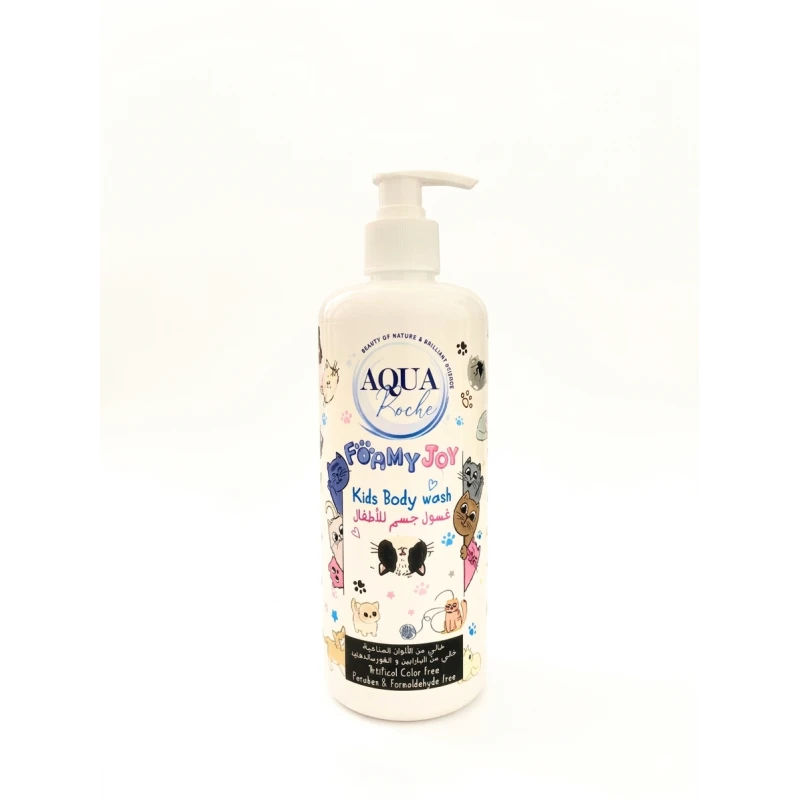 Aquarosh Kids Body Wash Foamy Joy 500 ml – Gentle Formula for Children’s Skin, Soft Cleansing with Light Foam, Easy Rinse, Hydrating and Refreshing Daily Care for Sensitive Skin - Aqua Roche