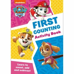 The first counting activity book from Nickelodeon’s Paw Patrol series teaches children counting, subtraction, and addition It is very suitable for children  and its simplified style makes it easy to explain arithmetic operation