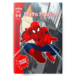 Marvel Spiderman Math Practice Workbook for Kids Fun Learning Addition Subtraction Multiplication Division Paper 110 EGP