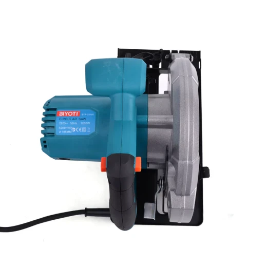 BIYOTI 7 Inch Circular Saw 1350W 4800RPM 220V delivers powerful and precise wood cutting performance. High speed, durable design, ideal for carpentry, construction, and professional use. - BIYOTI - Image 2