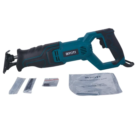 BIYOTI BYT-212 Professional Reciprocating Saw 2500W delivers powerful cutting with 18 inch blade capacity. Ideal for wood, metal, and demolition work. High performance, durable, perfect for professional use. - BIYOTI - Image 3