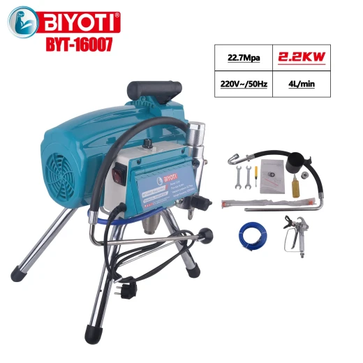 BIYOTI BYT-16007 High Pressure Washer 3300 PSI Powerful Cleaning Machine, 4 Liters/Min Flow Rate, 220V Voltage, Ideal for Cars, Patios, and Driveways. Durable and Efficient Design. BIYOTI BYT-16007 High Pressure Washer 3300 PSI Powerful Cleaning Machine, 4 Liters/Min Flow Rate, 220V Voltage, Ideal for Cars, Patios, and Driveways. Durable and Efficient Design.