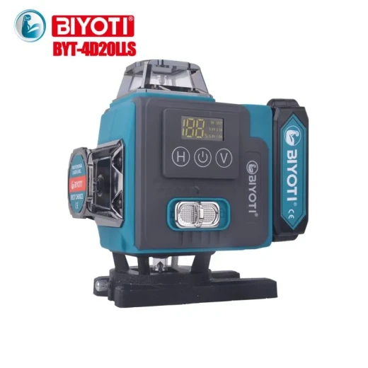 BIYOTI BYT-4D20LLS Laser Level 4D 16-Line Green Beam delivers precise leveling with self-leveling feature. High visibility green laser, durable design, ideal for construction, installation, and professional use. - BIYOTI - Image 3
