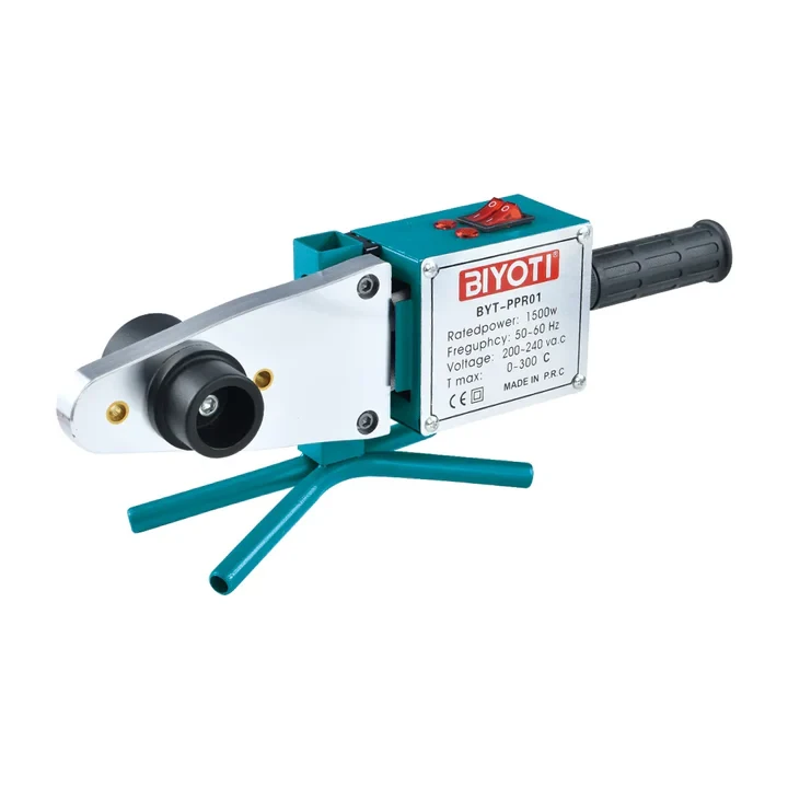 BIYOTI PPR Pipe Welding Machine 1500W with adjustable temperature 0-300°C delivers precise and efficient welding for PPR pipes. High performance, durable design, ideal for plumbing and professional use. - BIYOTI