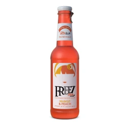 Freez Mix Mango & Peach Carbonated Flavored Drink 275 ml Refreshing Beverage