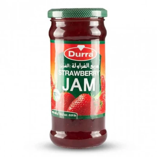 Durra Strawberry Jam 430g, Delicious Fruit Spread, Perfect for Breakfast, Set of 12 - Image 4