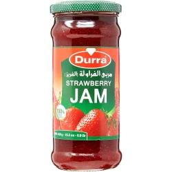 Durra Strawberry Jam 430g, Delicious Fruit Spread, Perfect for Breakfast, Set of 12