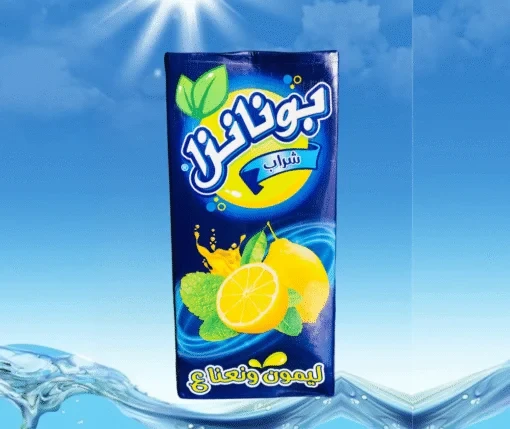 Bonanza Refreshing Lemon and Mint Juice with Added Vitamin C, 1 Liter Bottle for Ultimate Hydration and Invigorating Taste, Perfect for Everyday Enjoyment - Image 2