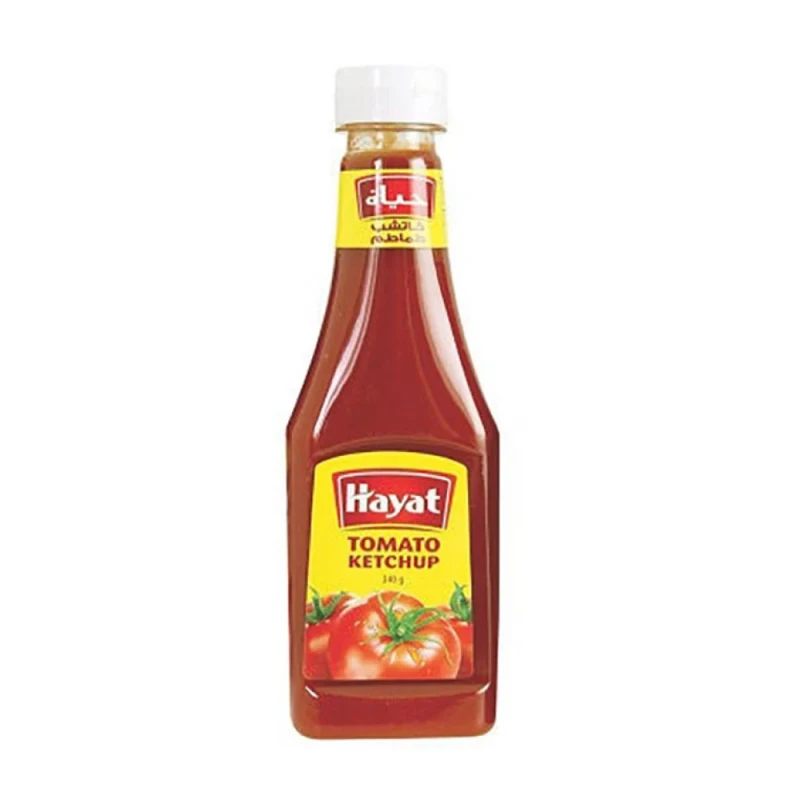 Hayat Ketchup 500g Bottle, Delicious Tomato Flavor, Perfect for Fries and Snacks