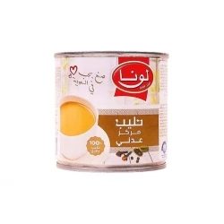 حليب لونا المبخر 170 جرام قوام كريمي غني للطبخ والخبز