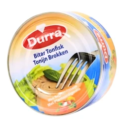 Durra Tuna Chunks in Vegetable Oil 112g, Premium Canned Tuna for Delicious and Quick Meal Preparation, High in Protein, Perfect for Salads, Sandwiches and Snacks, Ready to Eat