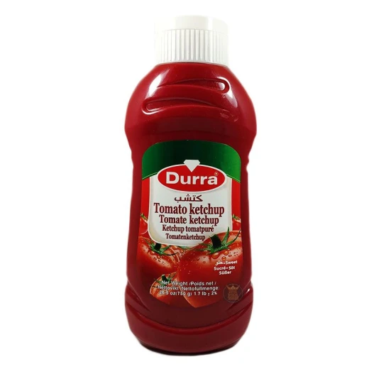 Al Durra Sweet Ketchup 750g, Delicious Tomato Flavor, Perfect for Fries and Burgers