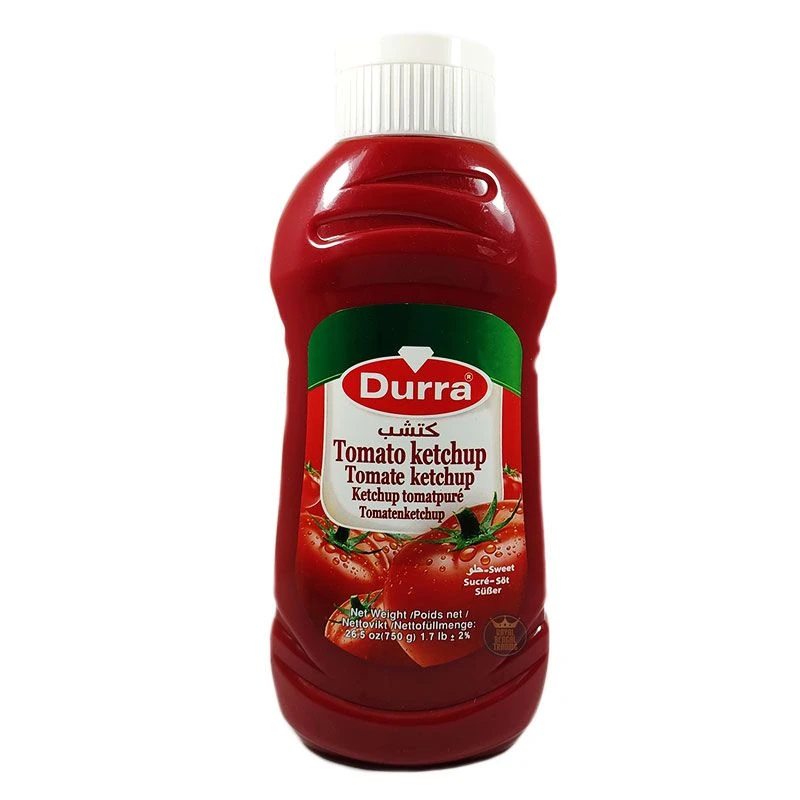 Al Durra Sweet Ketchup 750g, Delicious Tomato Flavor, Perfect for Fries and Burgers