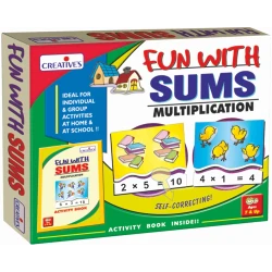 Fun with Sums – Multiplication Educational Game for Kids Ages 7+ – An engaging and interactive math game that helps children practice multiplication, improve calculation skills, develop problem-solving abilities, and make learning arithmetic fun and exciting