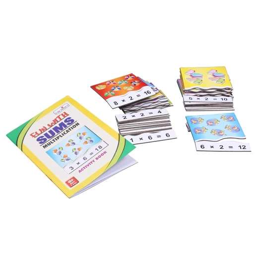 Fun with Sums – Multiplication Educational Game for Kids Ages 7+ – An engaging and interactive math game that helps children practice multiplication, improve calculation skills, develop problem-solving abilities, and make learning arithmetic fun and exciting - Creative's - Image 3