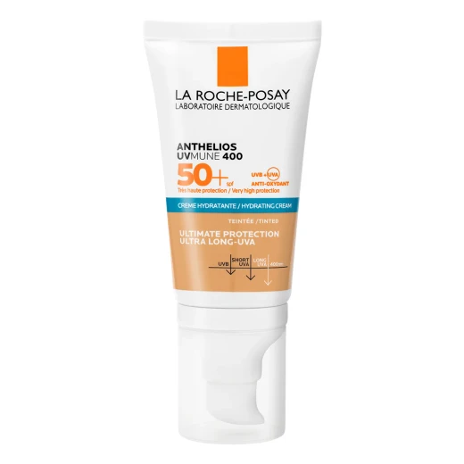 لاروش بوزيه أنثيليوس يوفمون 400 كريم مرطب ملون بعامل حماية SPF50+ حجم 50 مل للبشرة الحساسة - لاروش بوسيه - Image 2