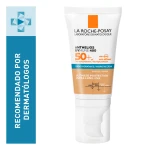 لاروش بوزيه أنثيليوس يوفمون 400 كريم مرطب ملون بعامل حماية SPF50+ حجم 50 مل للبشرة الحساسة - لاروش بوسيه