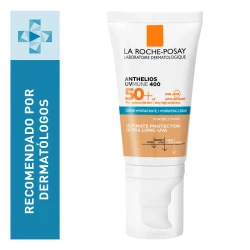 لاروش بوزيه أنثيليوس يوفمون 400 كريم مرطب ملون بعامل حماية SPF50+ حجم 50 مل للبشرة الحساسة