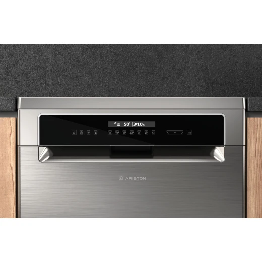 Ariston LFP 5P31 WLT X Dishwasher, Stainless Steel, 15 Place Settings, Full Size - ARISTON - Image 2