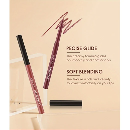 Lip Liner & Gloss Set2-in-1 #2 – Matte Finish, Long-Lasting Lip Color Duo for Smooth, Defined Lips with Rich Pigment, Easy Application, and All-Day Wear - Image 6