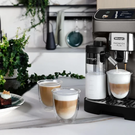 De'Longhi Magnifica Plus ECAM320.70.TB Fully Automatic Coffee Maker, Titanium Black, elegant design with professional performance for easy, high-quality coffee brewing at home - Image 9