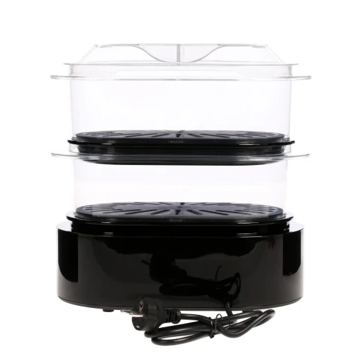 Braun Identity Collection Food Steamer FS 5100 Black, easy timer, 3-tier baskets, practical design for healthy steaming and cooking while preserving nutrients with efficient performance - Image 2