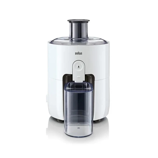 عصارة براون PurEase SJ3100 بيضاء بقوة 500 واط، تقنية FastXtract لاستخلاص سريع للعصير، تصميم عملي وسهل الاستخدام، مناسبة لتحضير عصائر طازجة من الفواكه والخضروات بكفاءة عالية في المنزل يومياً عصارة براون PurEase SJ3100 بيضاء بقوة 500 واط، تقنية FastXtract لاستخلاص سريع للعصير، تصميم عملي وسهل الاستخدام، مناسبة لتحضير عصائر طازجة من الفواكه والخضروات بكفاءة عالية في المنزل يومياً
