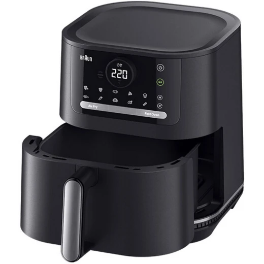 قلاية براون MultiFry 5 الهوائية 2 في 1 HF 5050 أسود، تقنية RealOven، سعة 6.0 لتر - Image 5