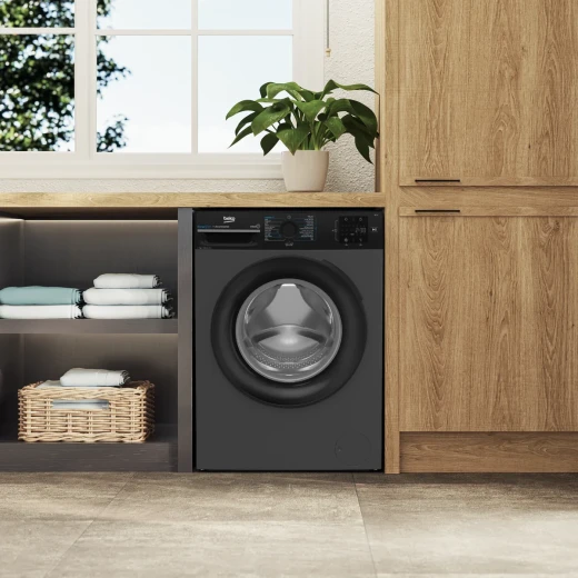 Beko Washing Machine 7kg Anthracite 1200 RPM Inverter A+++ Energy Efficient, powerful and quiet washing performance with multiple programs, low water and energy consumption, ideal for daily household laundry use - Beko - Image 4