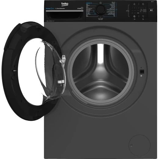 Beko Washing Machine 7kg Anthracite 1200 RPM Inverter A+++ Energy Efficient, powerful and quiet washing performance with multiple programs, low water and energy consumption, ideal for daily household laundry use - Beko - Image 3