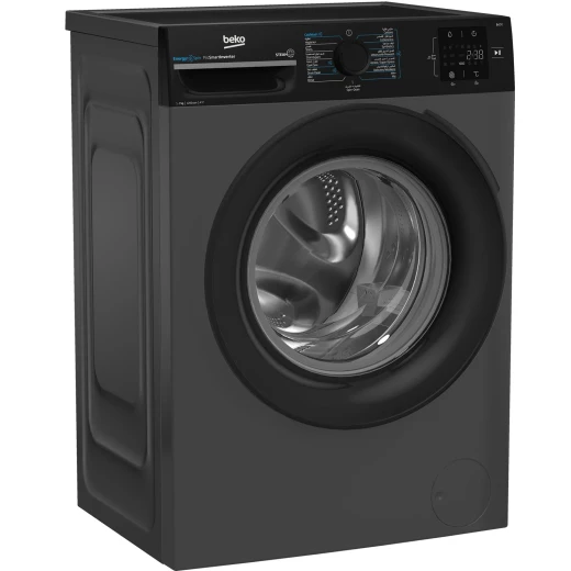 Beko Washing Machine 7kg Anthracite 1200 RPM Inverter A+++ Energy Efficient, powerful and quiet washing performance with multiple programs, low water and energy consumption, ideal for daily household laundry use - Beko - Image 2