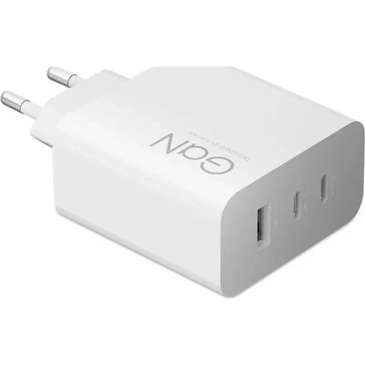شاحن شاومي 90 واط هايبر تشارج 3 منافذ EU موديل شحن سريع USB-C وUSB-A متعدد الأجهزة توزيع ذكي للطاقة متوافق مع الهواتف واللابتوب - شاومي - Image 2