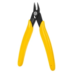 Deli EDL2705 Plastic Cutting Nippers 4.5 Inch, Precision Cutting Tool for Plastic, Electronics, and DIY Projects. Ideal for Clean, Accurate Cuts