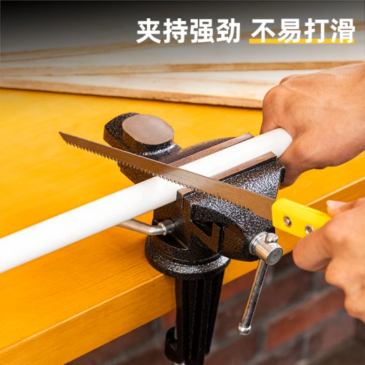 Deli Table Vise 70mm Opening Carpenter's Supplies Ductile Cast Iron Heavy Duty Clamping Jaw Suitable For Woodworking Metalworking And General Purpose Use - Deli - Image 4