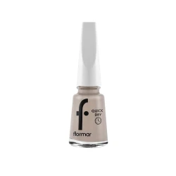 Flormar Jelly Look Nail Enamel JL42 Milky Almond Glossy Gel Effect Nude Milky Shade Long Lasting High Shine Smooth Coverage 11ml